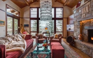 Photo of Garnet Lodge's Interior, One of the Finest Jackson Hole Luxury Rentals.