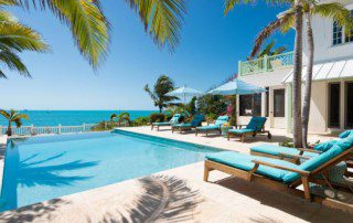 A White Villas in Turks And Caicos.